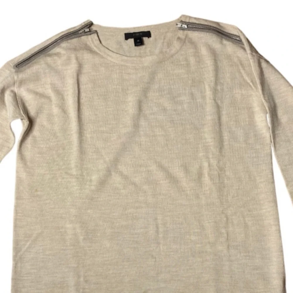 J.crew zip shoulder sweater - size S